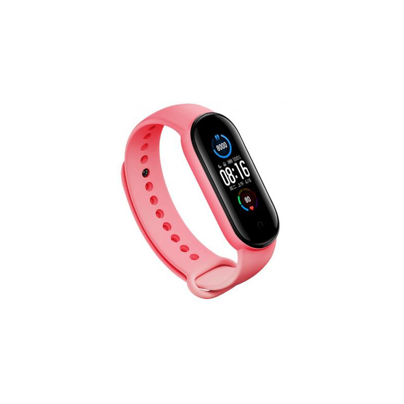 Ремінець до фітнес браслета BeCover Silicone для Xiaomi Mi Smart Band 5 Pink (705069)