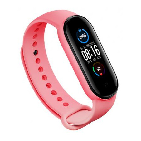 Ремінець до фітнес браслета BeCover Silicone для Xiaomi Mi Smart Band 5 Pink (705069)