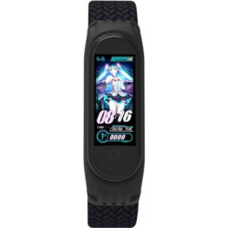 Ремінець до фітнес браслета Armorstandart Braided Solo Loop для Xiaomi Mi Band 4/5/6 Black size S (ARM59177)
