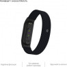 Ремінець до фітнес браслета Armorstandart Braided Solo Loop для Xiaomi Mi Band 4/5/6 Black size S (ARM59177)