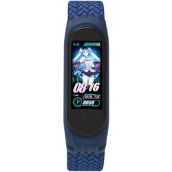 Ремінець до фітнес браслета Armorstandart Braided Solo Loop для Xiaomi Mi Band 4/5/6 Blue size S (ARM59178)