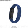 Ремінець до фітнес браслета Armorstandart Braided Solo Loop для Xiaomi Mi Band 4/5/6 Blue size S (ARM59178)