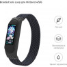 Ремінець до фітнес браслета Armorstandart Braided Solo Loop для Xiaomi Mi Band 4/5/6 Charcoal size S (ARM59179)