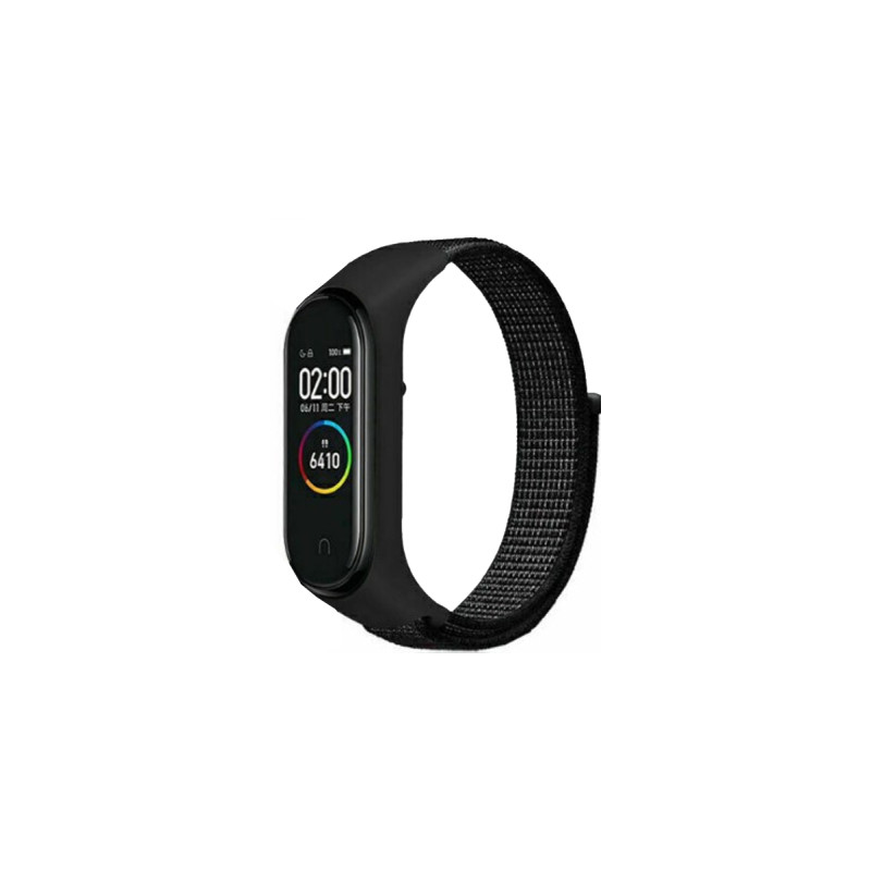 Ремінець до фітнес браслета BeCover Nylon Style для Xiaomi Mi Smart Band 7 Black (707655)