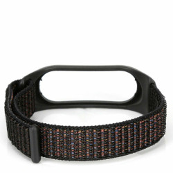 Ремінець до фітнес браслета BeCover Nylon Style для Xiaomi Mi Smart Band 7 Black (707655)
