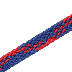 Ремінець до фітнес браслета BeCover Elastic Nylon Style для Xiaomi Mi Smart Band 5/6 (Size M) Black-Red (706146)