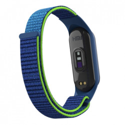 Ремінець до фітнес браслета Armorstandart нейлоновий для Xiaomi Mi Band 7/6/5/4 Blue/Green (ARM67844)