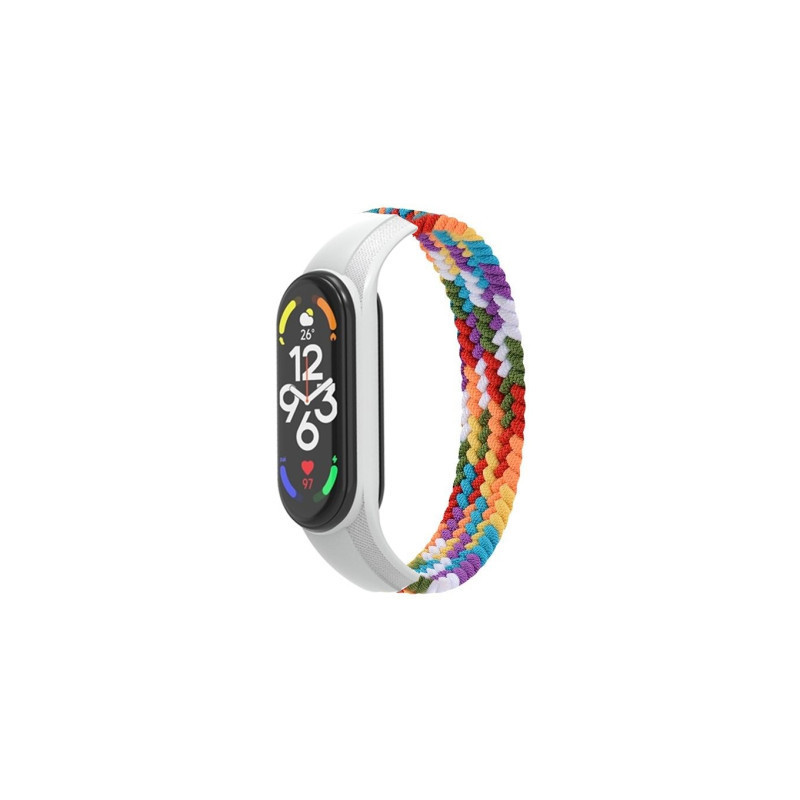 Ремінець до фітнес браслета Armorstandart Braided Solo Loop для Xiaomi Mi Band 7/6/5/4 Pride Edition size S (ARM64941)
