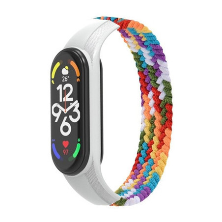 Ремінець до фітнес браслета Armorstandart Braided Solo Loop для Xiaomi Mi Band 7/6/5/4 Pride Edition size S (ARM64941)
