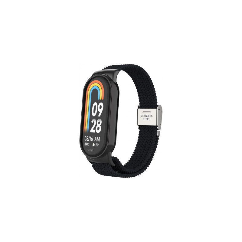 Ремінець до фітнес браслета Armorstandart Braided Solo Loop для Xiaomi Mi Band 7/6/5/4 Black (ARM69902)