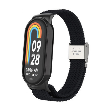 Ремінець до фітнес браслета Armorstandart Braided Solo Loop для Xiaomi Mi Band 7/6/5/4 Black (ARM69902)