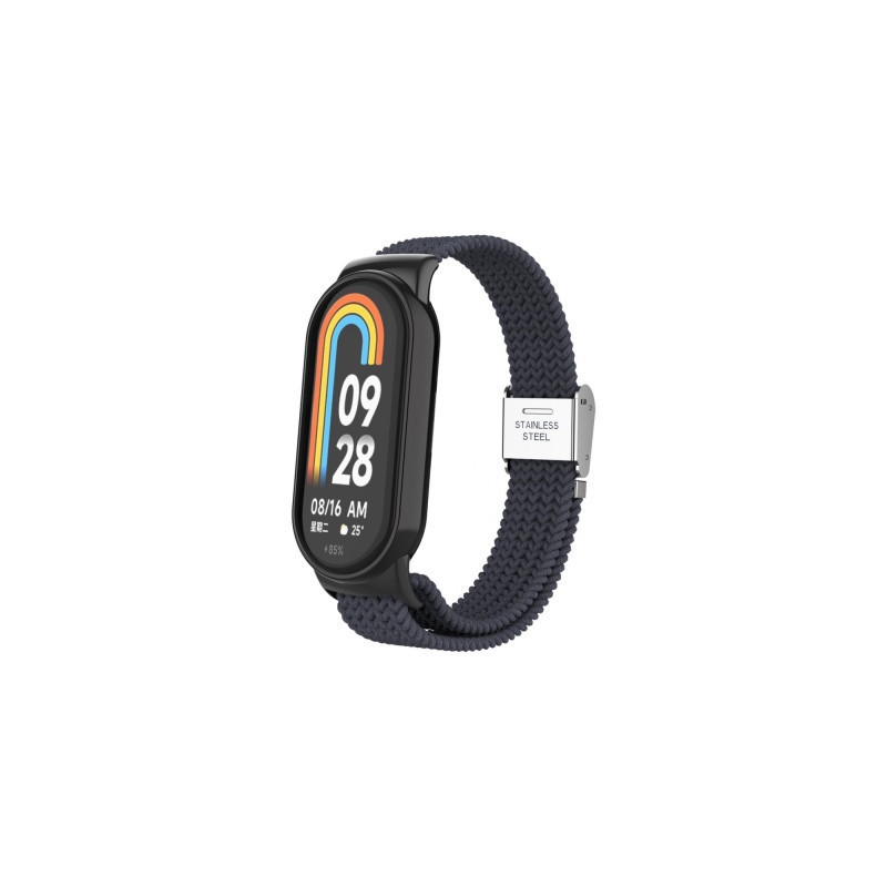 Ремінець до фітнес браслета Armorstandart Braided Solo Loop для Xiaomi Mi Band 7/6/5/4 Charcoal (ARM69904)