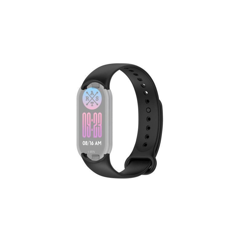 Ремінець до фітнес браслета Armorstandart для Xiaomi Smart Band 10/9/8 Black (ARM86906)