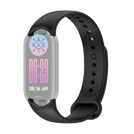 Ремінець до фітнес браслета Armorstandart для Xiaomi Smart Band 10/9/8 Black (ARM86906)