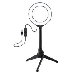 Набір блогера Puluz Ring USB LED lamp PKT3084B 4.7" + table stand (PKT3084B)