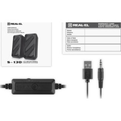 Акустична система REAL-EL S-130 USB Black (EL121100018)