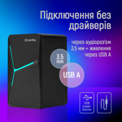 Акустична система ColorWay CW-SPU01BK Black (CW-SPU01BK)
