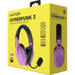 Навушники Hator Hyperpunk 3 Wireless Hi-Res SyncHUB connection Cyber Violet (ESH19)