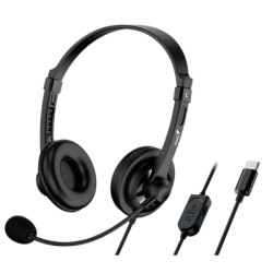 Навушники Genius HS-230U USB-C Black (31710021405)