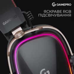 Навушники GamePro Asgard Valkyria RGB Tri-Mod (HSW249B)