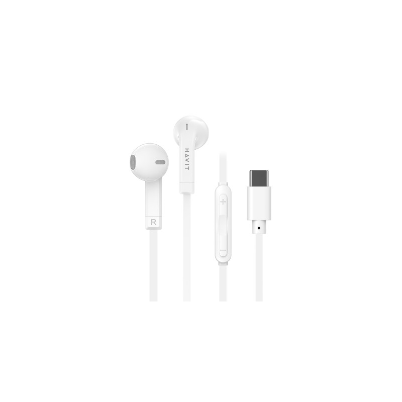 Навушники Havit HV-E336C USB-C White (HV-E336C)