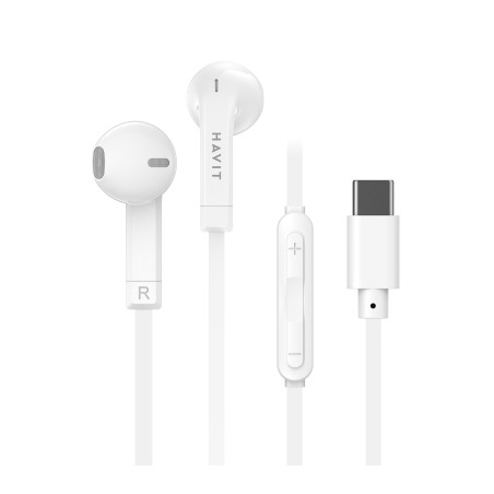Навушники Havit HV-E336C USB-C White (HV-E336C)