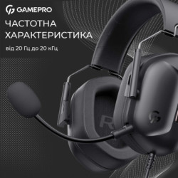Навушники GamePro Genesis Hunter Black (HS1350B)