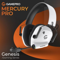 Навушники GamePro Genesis Mercury Pro 3-Mode White (HSW120W)