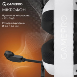 Навушники GamePro Genesis Mercury Pro 3-Mode White (HSW120W)