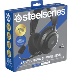 Навушники SteelSeries Arctis Nova 3P Wireless MultiPlatform Black (61686)