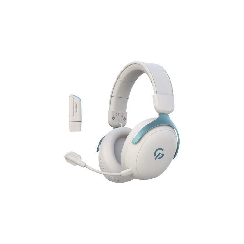 Навушники GamePro Asgard Freya Pro Wireless White/Blue (HSW201WB)