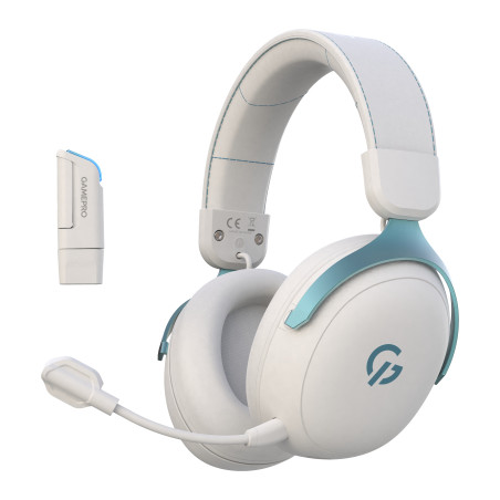 Навушники GamePro Asgard Freya Pro Wireless White/Blue (HSW201WB)