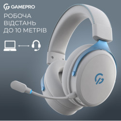 Навушники GamePro Asgard Skadi Wireless White/Blue (HSW191WB)
