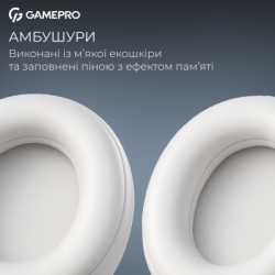 Навушники GamePro Asgard Skadi Wireless White/Blue (HSW191WB)