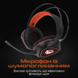 Навушники Meetion HP020 Black/Orange (MT-HP020-A)