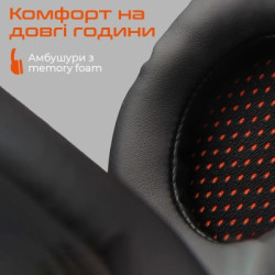 Навушники Meetion HP020 Black/Orange (MT-HP020-A)