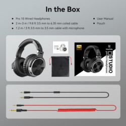 Навушники OneOdio Pro 10 3,5мм/6,35мм Black (Pro 10 Black)