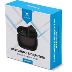 Навушники Vinga HBT060 Bluetooth Black (HBT060BK)