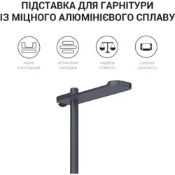 Підставка для гарнітури OfficePro Aluminum Alloys Black (LS350B)