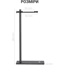 Підставка для гарнітури OfficePro Aluminum Alloys Black (LS350B)