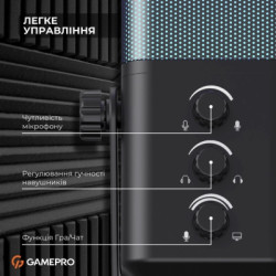 Мікрофон GamePro Genesis X-Arctic USB (UGM117B)