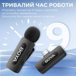 Мікрофон Boya BY-V20 Type-C Black (BY-V20)