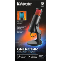 Мікрофон Defender Galactar GMC 250 USB Black (64625)