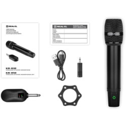 Мікрофон REAL-EL KM-830 Black (EL121900001)