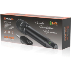 Мікрофон REAL-EL KM-830 Black (EL121900001)