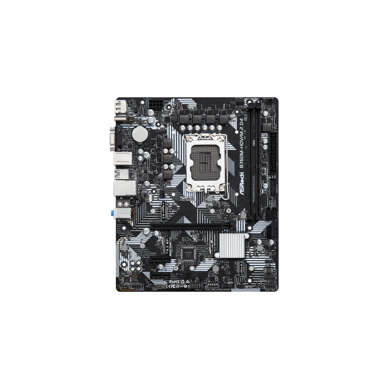 Материнська плата ASRock B760M-HDV/M.2 D4