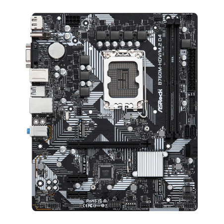 Материнська плата ASRock B760M-HDV/M.2 D4