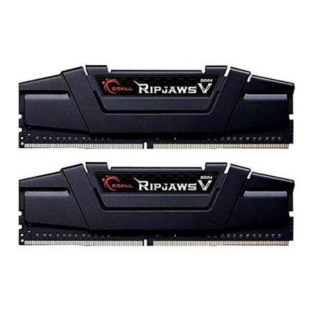Модуль пам'яті для комп'ютера DDR4 16GB (2x8GB) 3200 MHz Ripjaws V G.Skill (F4-3200C16D-16GVKB)