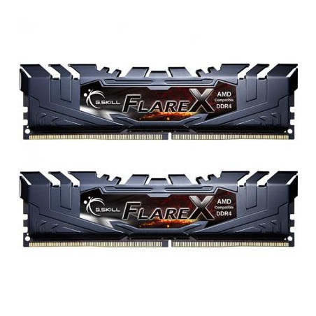 Модуль пам'яті для комп'ютера DDR4 16GB (2x8GB) 3200 MHz FlareX Black G.Skill (F4-3200C16D-16GFX)