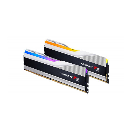 Модуль пам'яті для комп'ютера DDR5 32GB (2x16GB) 6000 MHz Trident Z5 RGB Silver G.Skill (F5-6000J3636F16GX2-TZ5RS)